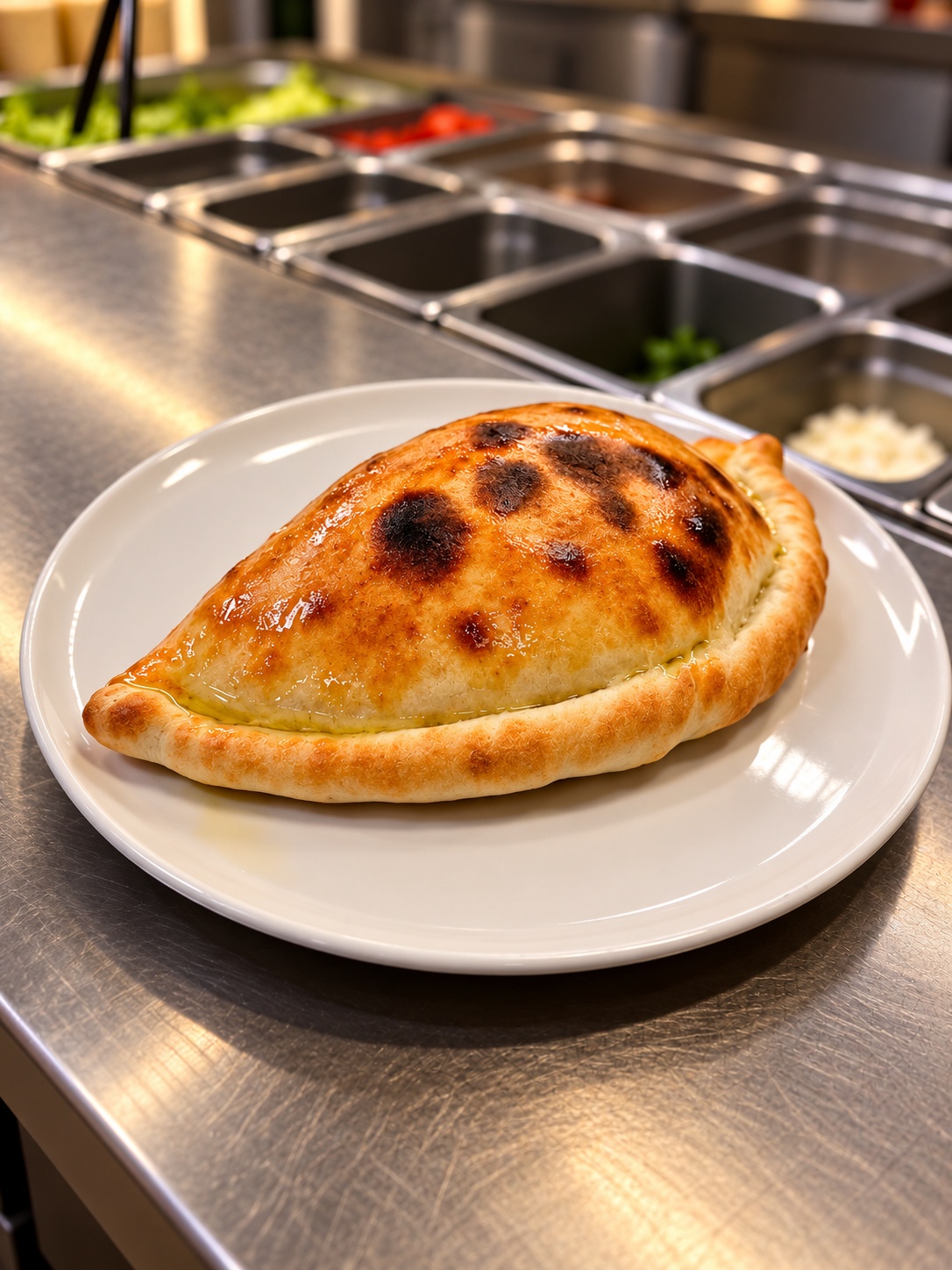 Calzone från Caesar Pizzeria i Nydala, Malmö